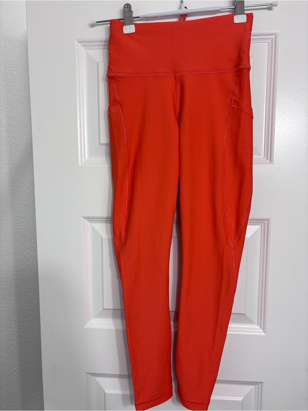 Athleta orange leggings